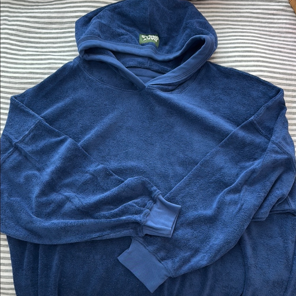 Daily Drills terry cloth hoodie
